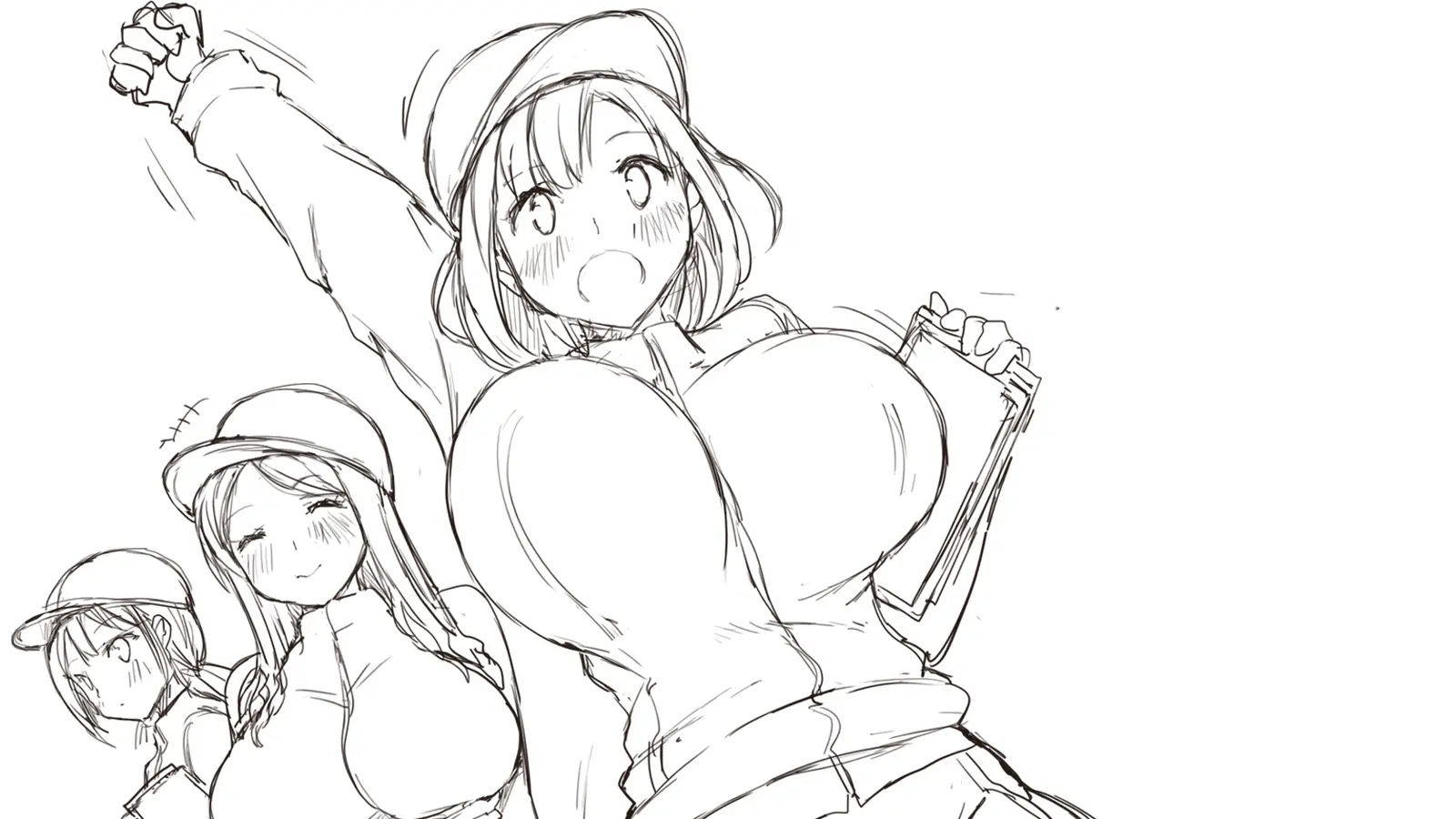 Watashi To Kareshi To Aitsu No Jijou_Rough Sketch